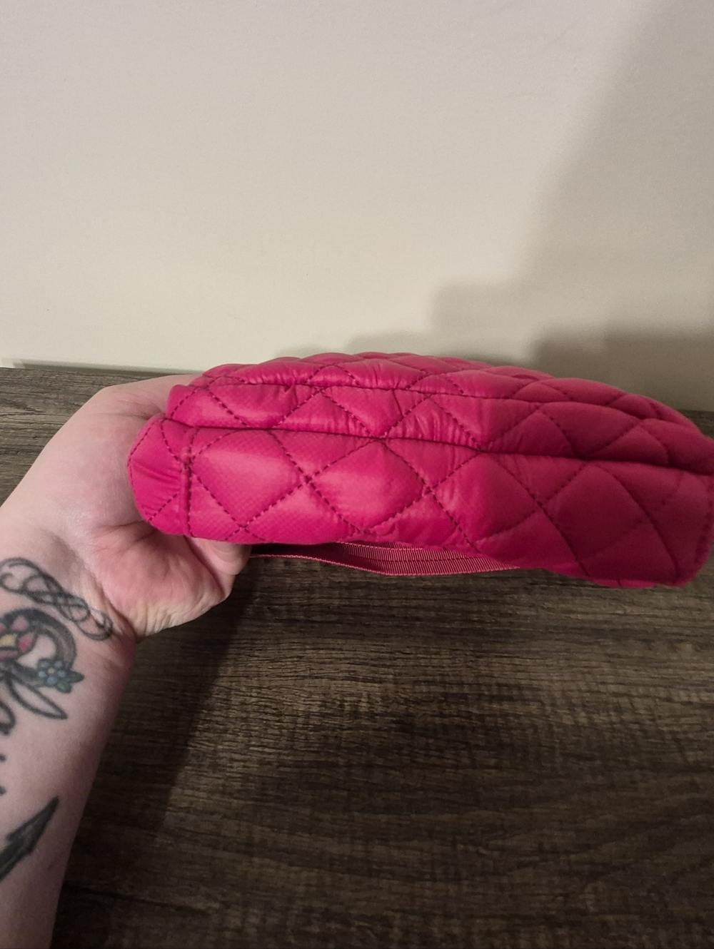 Like New MZ Wallace Quilted Crossbody Bag - Hot Pink - Picture 9 of 10